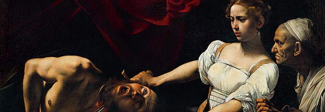Tela "Judite Cortando a Cabea de Holofernes", de Caravaggio