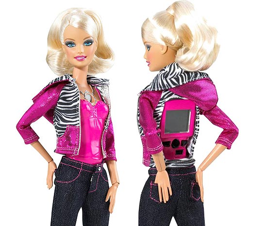 Um dos modelos da boneca Barbie 