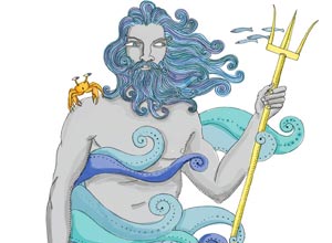 Poseidon  o deus dos mares