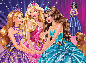 Cena do novo filme "Barbie Escola de Princesas"