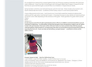Site mostra a roupa e ensina a tricotá-la