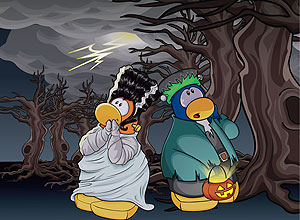 Halloween no Club Penguin