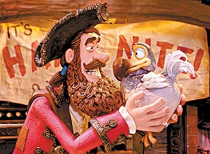 'Piratas Pirados', animao feita com a tcnica stop motion