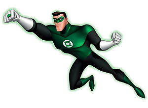Hal Jordan empunha o poderoso anel para enfrentar os Lanternas Vermelhas 