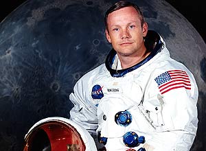 Neil Armstrong, o primeiro homem a andar na Lua