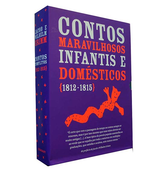 Capa do recm-lanado "Contos Maravilhosos Infantis e Domsticos" (veja mais sobre ele abaixo) 