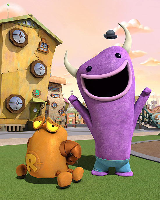 Rob e Monstro, personagens da nova srie da Nickelodeon