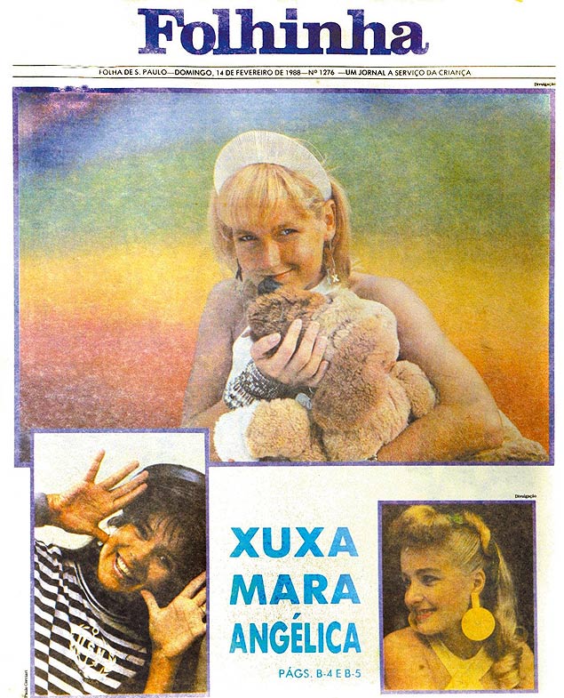 capa da "Folhinha" de 14/2/1988