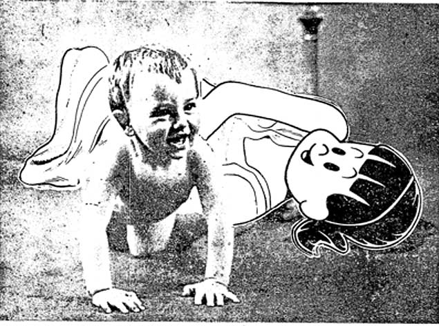 Beb e Augustinha nas pginas da "Folhinha" de 1965