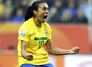 Principal jogadora brasileira, Marta atua pelo Tyres, da Sucia