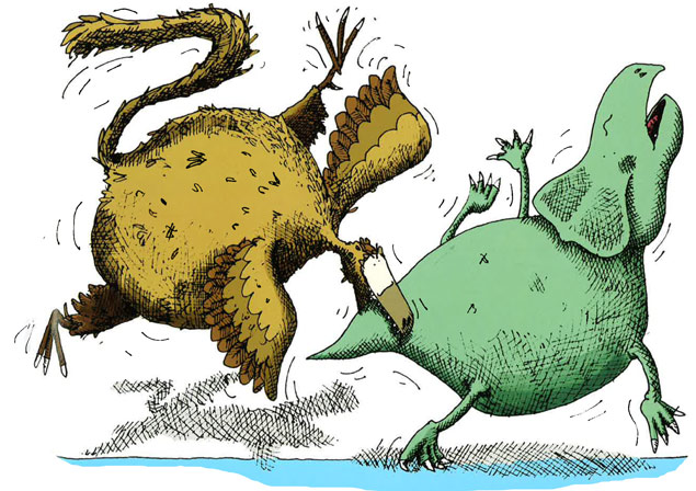 Ilustrao do livro "Como Funcionavam os Dinossauros"