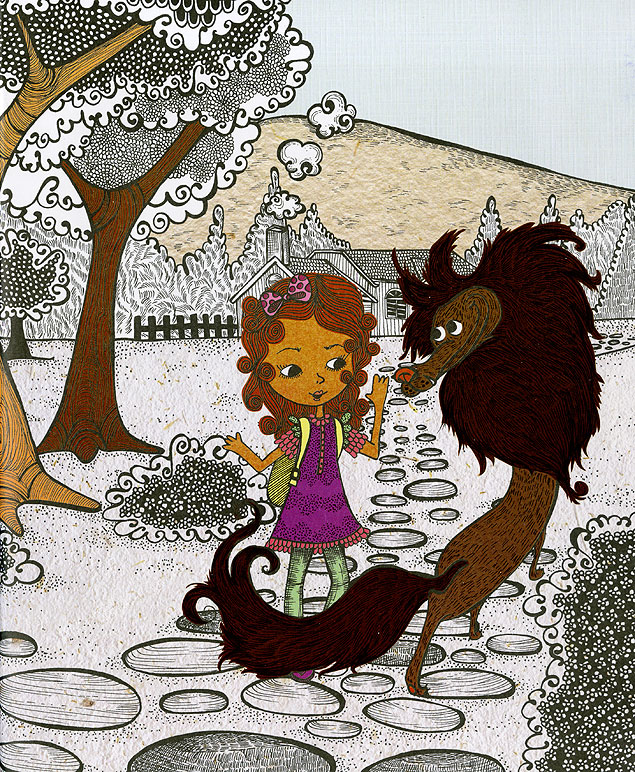 Ilustrao do livro " Uma, Duas, Trs Princesas"