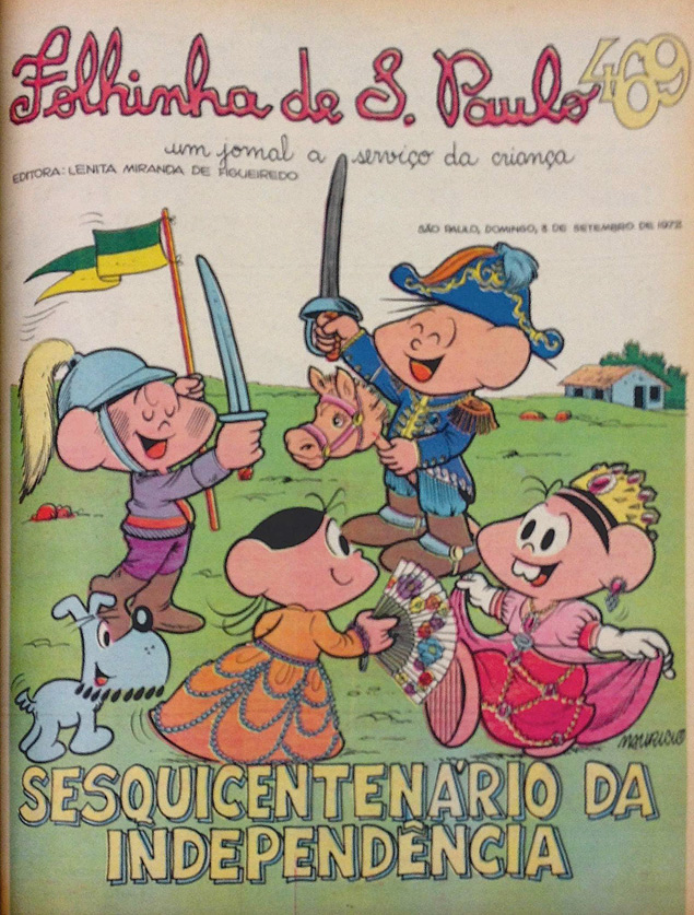 Capa da Folhinha do dia 03/09/1972