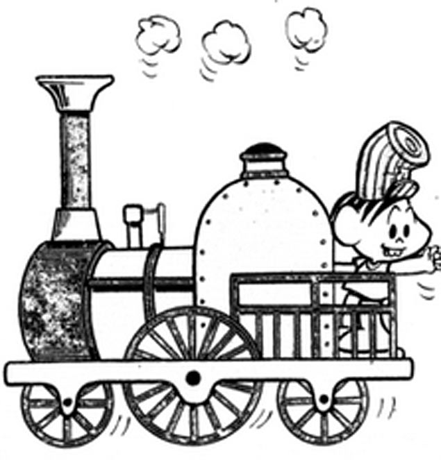 ilustrao da pgina 3 (mnica e locomotiva) do dia 28 de abril de 1974 http://acervo.folha.com.br/fsp/1974/04/28/32/