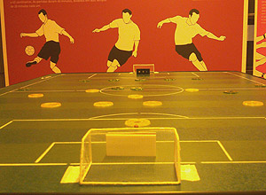 Futebol de Boto no Museu do Futebol 