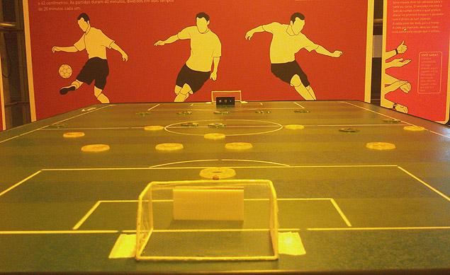 Futebol de Boto no Museu do Futebol 