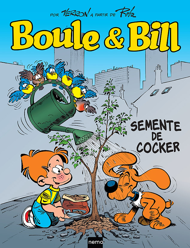 Capa do livro "Boule & Bill - Semente de Cocker"