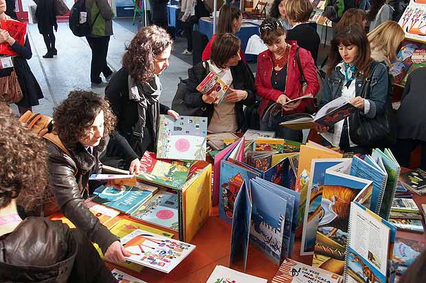 Feira de Bolonha de 2015, principal feira de literatura infantojuvenil, que acontece na Itlia