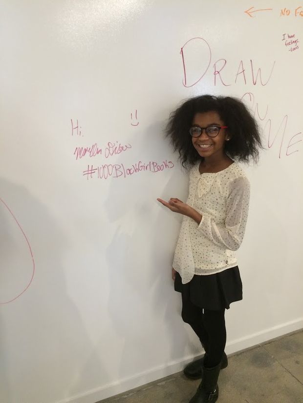 Marley Dias, 11, começou uma campanha para reunir 1.000 livros com protagonistas negras
