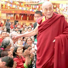 O Dalai-lama, líder espiritual tibetano
