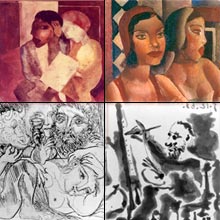 Ladres levam obras de Segall e Di Cavalcanti (acima) e de Picasso (abaixo)