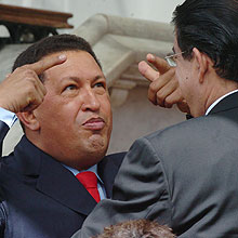"[Nas eleições regionais da Venezuela, partido de Chávez conseguiu maioria dos Estados]":http://www1.folha.uol.com.br/folha/mundo/ult94u470968.shtml