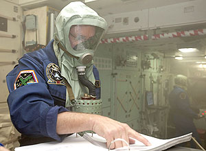 O norte-americano Scott Kelly, que se unir  tripulao da ISS em 8 de outubro, em voo que parte do Cazaquisto