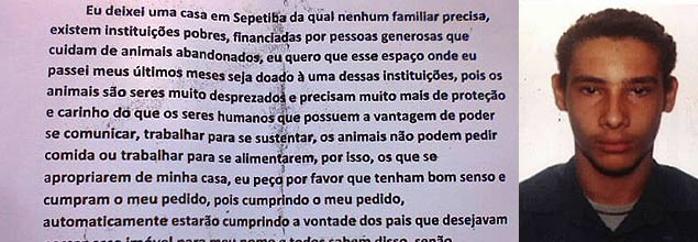 Wellington de Oliveira deixou uma carta antes de atacar alunos de escola no Rio