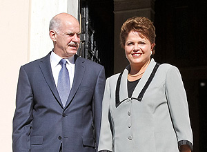 Dilma discute economia e Olimpada com primeiro-ministro da Grcia, Giorgos Papandreou