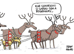 Charge do cartunista Jean Galvão publicada na página A2 da edição deste domingo da Folha; veja outros cartuns