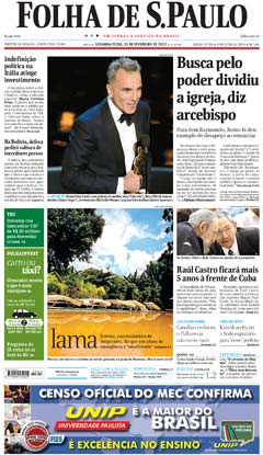 Veja a versão digital da Folha