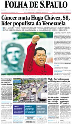 Veja a versão digital da Folha