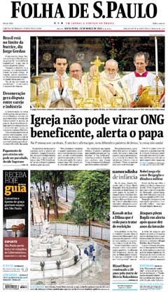 Veja a versão digital da Folha
