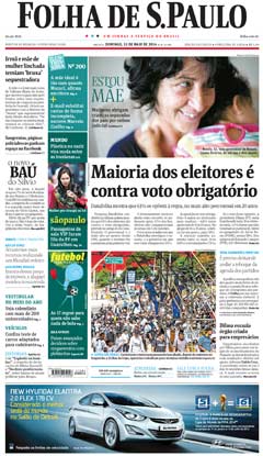 Veja a verso digital da Folha