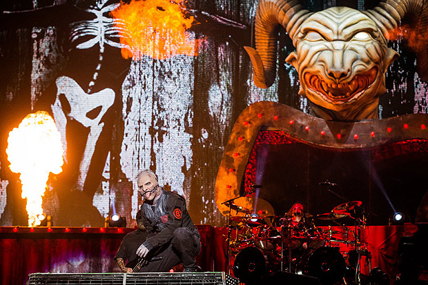 Show da banda Slipknot, no Palco Mundo, durante o quinto dia do Rock in Rio