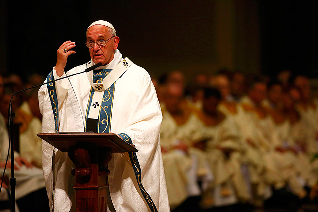 Papa faz missa para cerca de 1.600 fiis na Filadlfia, cidade dos EUA
