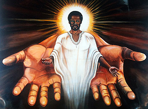 Thais Bilenky/Folhapress Reprodução da imagem de Jesus em igreja em Chicago