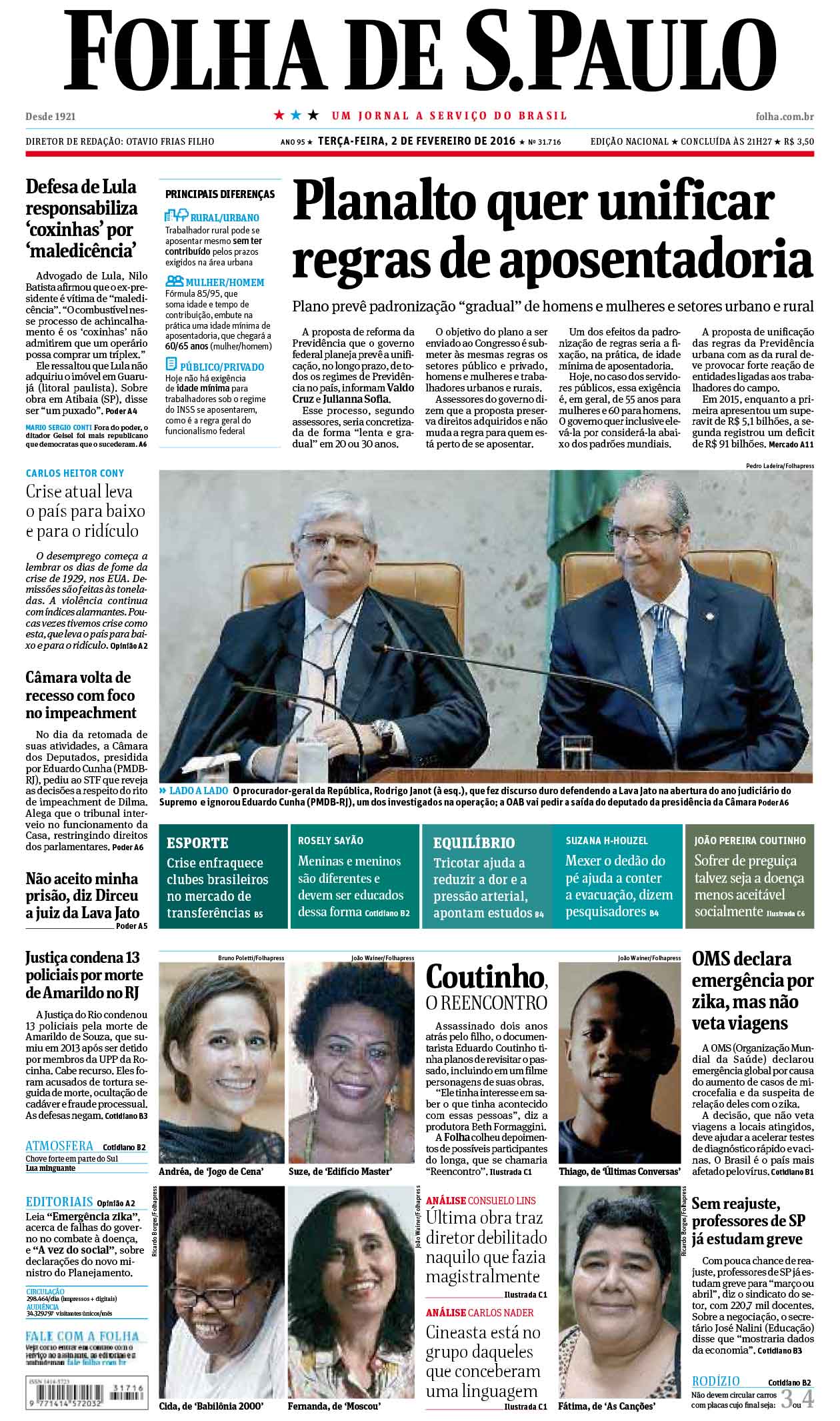 Fac-Símile - Edição Nacional - Edição Impressa - Folha de S.Paulo