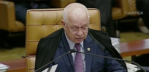 Teori Zavascki durante discussão de ação sobre afastamento de Eduardo Cunha