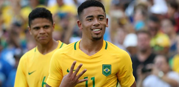 Gabriel Jesus retorna ao Palmeiras aps levar o ouro olmpico com a seleo brasileira