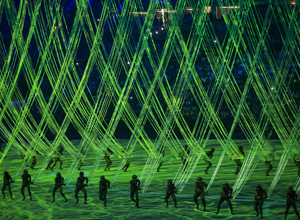 Abertura das Olimpiadas no Estadio do Maracana 