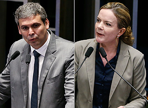 O senador Lindbergh Farias e a senadora Gleisi Hoffmann – Alan Marques/Pedro Ladeira/Folhapress O senador Lindbergh Farias e a senadora Gleisi Hoffmann – Alan Marques/Pedro Ladeira/Folhapress