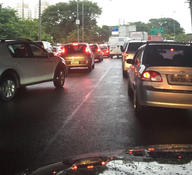 Trânsito na Marginal Tietê, em São Paulo