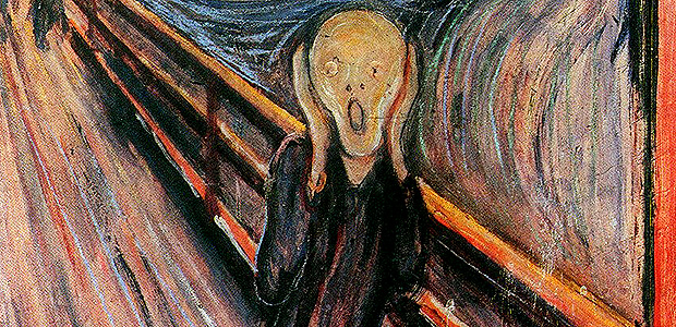 Obra "O Grito" (1893), pintura de Edvard Munch. (Foto: Reproduo) *** DIREITOS RESERVADOS. NO PUBLICAR SEM AUTORIZAO DO DETENTOR DOS DIREITOS AUTORAIS E DE IMAGEM ***