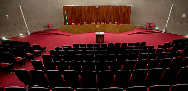 BRASILIA, DF, BRASIL, 05-06-2017, 12h00: Plenrio do TSE (Tribunal Superior Eleitoral), onde ser retomado amanh o julgamento da Chapa Dilma/Temer das eleies de 2014. (Foto: Pedro Ladeira/Folhapress, PODER)