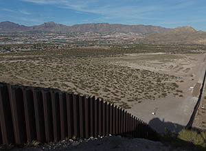 Muro na fronteira do México com os EUA – Lalo de Almeida/Folhapress