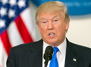 Donald Trump, presidente dos EUA – Saul Loeb/AFP Donald Trump, presidente dos EUA – Saul Loeb/AFP