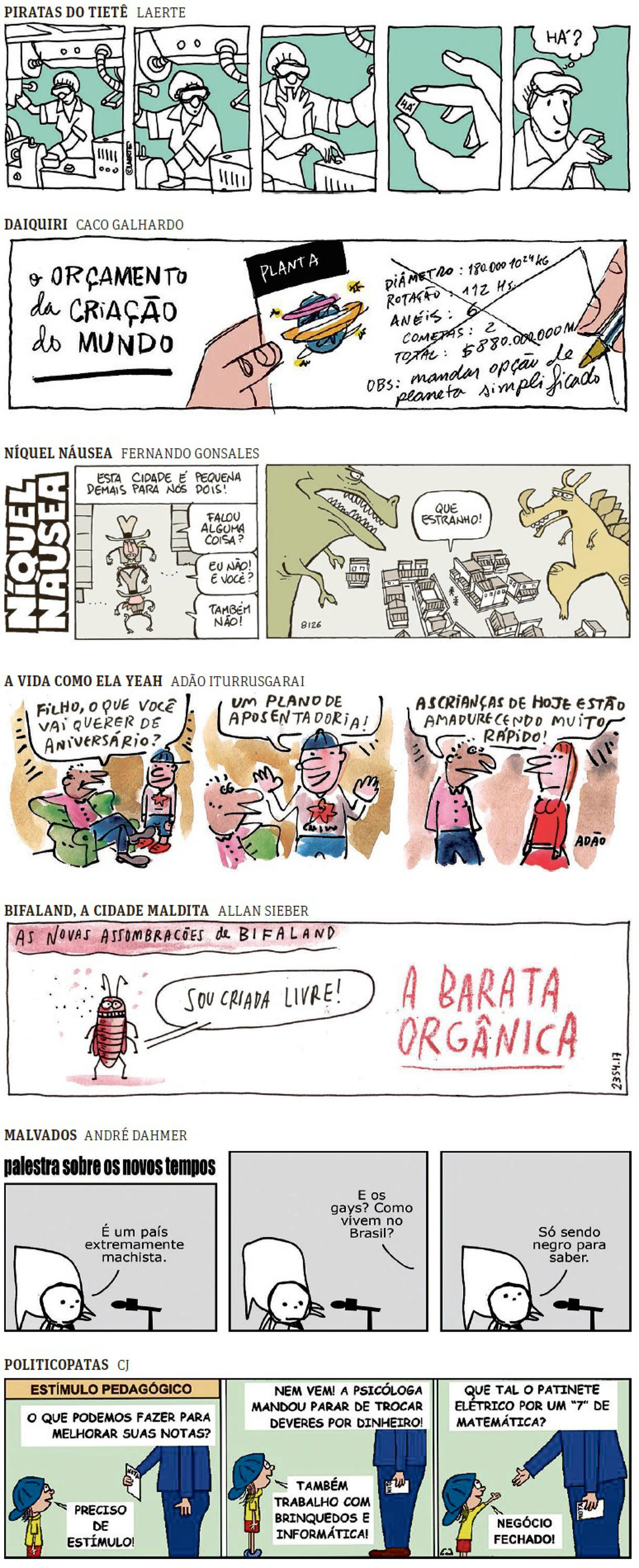 Quadrinhos 10 08 2017 Ilustrada Folha De S Paulo