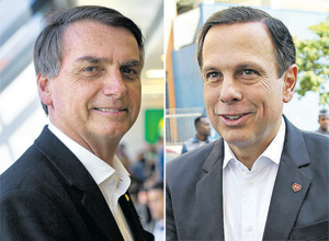 O prefeito João Doria (PSDb) e o deputado Bolsonaro (PSC) – Renato S. Cerqueira/Futura Press/Folhapress e Marcus Leoni/Folhapress O prefeito João Doria (PSDb) e o deputado Bolsonaro (PSC) – Renato S. Cerqueira/Futura Press/Folhapress e Marcus Leoni/Folhapress