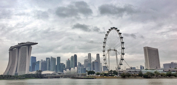 Roda gigante Singapore Flyer em Cingapura